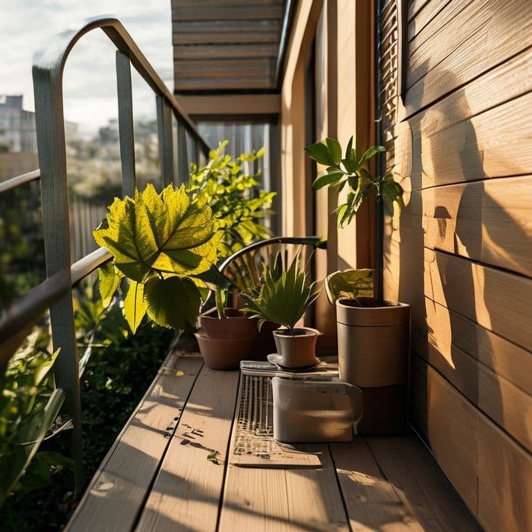 Balcony drainage removal