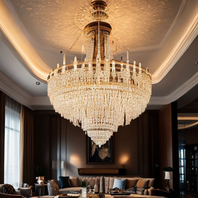 Chandelier installation